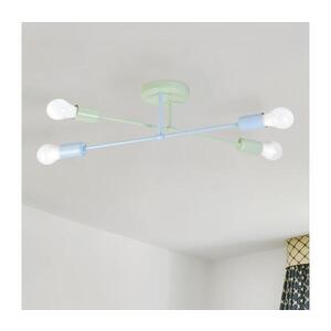 Prisadený luster CAMBRIDGE 4xE27/15W/230V zelená/modrá W-2022/4 MT+LBL vyobraziť
