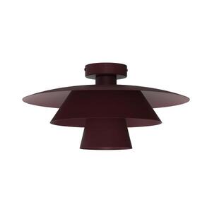 Stropné svietidlo PLATO 1xE27/15W/230V priemer 32 cm bordové 5754 vyobraziť