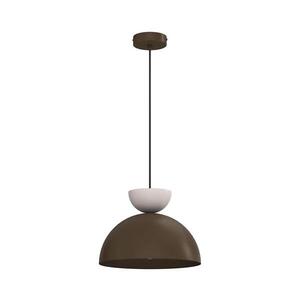 Závesné svietidlo na lanku NEVIS 1xE27/15W/230V, priemer 29 cm, hnedé 9712A vyobraziť