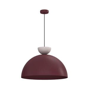Závesný luster NEVIS na lanku 1xE27/15W/230V pr. 50 cm bordová 9717A vyobraziť
