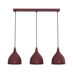 Závesný luster NOAK CLASSIC na lanku 3xE27/15W/230V bordový 6240 vyobraziť