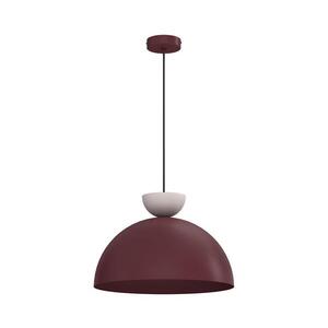 Luster na lanku NEVIS 1xE27/15W/230V pr. 38 cm bordový 9716A vyobraziť