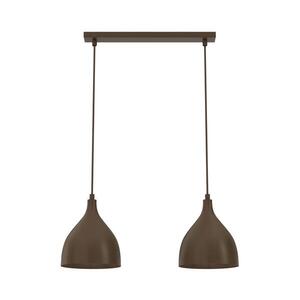 Luster na lanku NOAK CLASSIC 2xE27/15W/230V hnedý 6236 vyobraziť