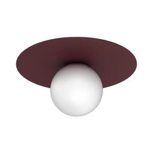 Stropné svietidlo FLAT 1xE27/15W/230V priemer 35 cm bordové 9555A vyobraziť