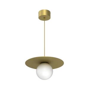 Závesný luster FLAT na lanku 1xE27/15W/230V, zlatý 9590 vyobraziť