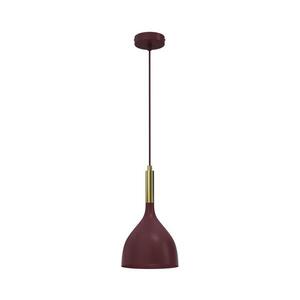 Luster na lanku NOAK 1xE27/15W/230V bordový 7266A vyobraziť