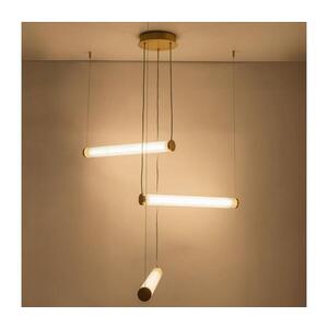 Zuma Line 1234 - LED stmievateľný luster na lanku COMO LED/64W/230V 2700-6500K zlatý + DO 1234 vyobraziť
