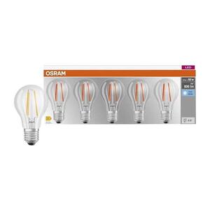 SADA 5x LED žiaroviek BASE CLASSIC FILAMENT A60 E27/7W/230V 4000K - Osram 4058075466517 vyobraziť