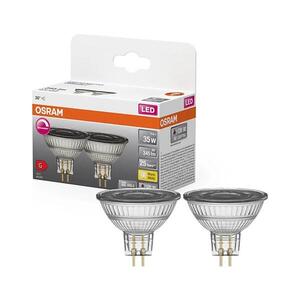 Sada 2× LED stmievateľných reflektorových žiaroviek MR16 GU5, 3/5W/12V 2700K 36° CRI 90 - Osram 4099854103377 vyobraziť