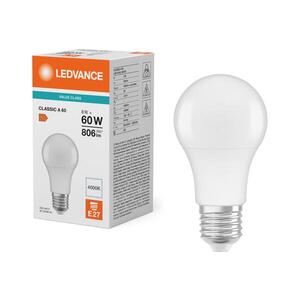 LED žiarovka CLASSIC A60 E27/8W/230V 4000K - Ledvance 4099854049187 vyobraziť