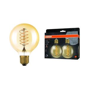 SADA 2x stmievateľných LED žiaroviek VINTAGE FILAMENT E27/4, 8W/230V 2200K - Osram 4099854147876 vyobraziť