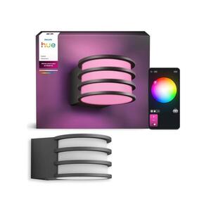 Philips - LED RGB stmievateľné vonkajšie nástenné svietidlo Hue LUCCA 1xE27/8, 1W/230V IP44 8721103118639 vyobraziť