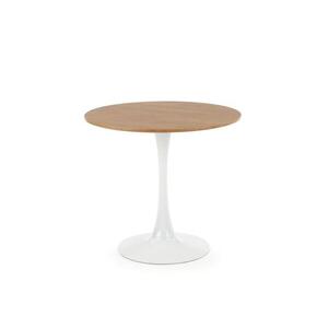 Halmar Jedálenský stôl LUGI, priemer 80 cm, hnedá/biela V-CH-STING-ST vyobraziť