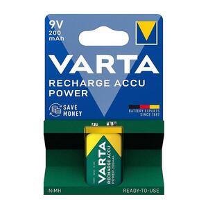 Varta 56722101401 - 1 ks Dobíjateľný akumulátor ACCU Ni-MH/200mAh/9V 56722101401 vyobraziť
