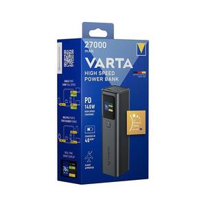 Varta 57984101111 - Powerbanka s LED displejom a technológiou Power Delivery 27000 mAh/140W/3, 7V 57984101111 vyobraziť