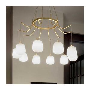 Ideal Lux - LED Luster na lanku KAROUSEL 10xG9/3W/230V pr. 82, 5 cm mosadz 206394 vyobraziť