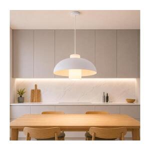 Globo 15755W - Závesný luster na lanku LOWE 1xE27/60W/230V biela 15755W vyobraziť