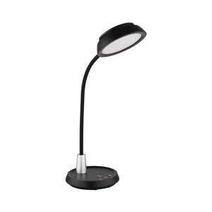 Globo 58496S - LED stmievateľná dotyková stolná lampa KIRK LED/12W/230V čierna 58496S vyobraziť