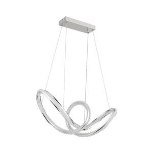 Globo 67440H - LED Stmievateľný luster na lanku EVANGELINE LED/45W/230V lesklý chróm + diaľkové ovládanie 67440H vyobraziť