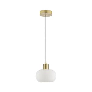 Brilliant - Závesný luster na lankách FANNY 1xE27/20W/230V priemer 22 cm mosadz 51390/18 vyobraziť