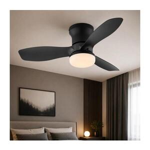 Globo 03669 - Stmievateľný stropný látor IRWIN LED/15W/230V 2700-6500K čierny + diaľkové ovládanie 03669 vyobraziť