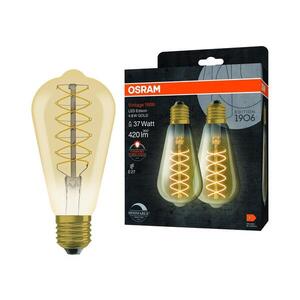 SADA 2x stmievateľné LED žiarovky VINTAGE FILAMENT E27/4, 8W/230V 2200K - Osram 4099854147838 vyobraziť