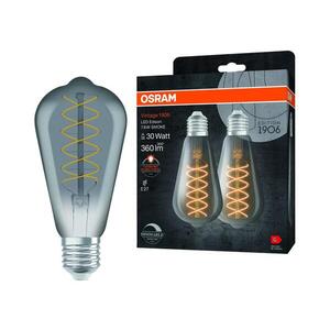 SADA 2x stmievateľná LED žiarovka VINTAGE FILAMENT E27/7, 8W/230V 1800K - Osram 4099854147852 vyobraziť