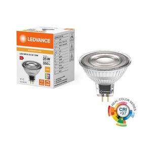 Stmievateľná LED reflektorová žiarovka MR16 GU5, 3/5, 3W/12V 2700K 36° CRI 97 - Ledvance 4099854058776 vyobraziť