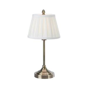 Markslöjd 108973 - Stolná lampa OXFORD 1xE14/40W/230V biela/mosadz 108973 vyobraziť