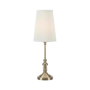 Markslöjd 108969 - Stolná lampa NOBLE 1xE14/40W/230V 56 cm biela/mosadz 108969 vyobraziť