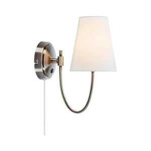 Markslöjd 108908 - Nástenné svietidlo AMAR 1xE14/40W/230V biela/mosadz 108908 vyobraziť