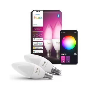 SADA 2x LED RGBW stmievateľná žiarovka Philips Hue WACA B39 E14/3, 7W/230V 1000-20000K 8721103099303 vyobraziť