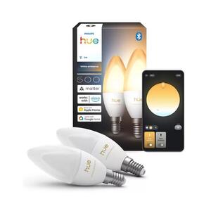 Súprava 2 ks stmievateľných LED žiaroviek Philips Hue WA B39 E14/3, 7W/230V 1000-20000K 8721103099488 vyobraziť