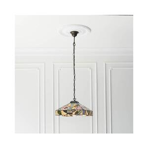 Endon 64385 - Luster na reťazi Tiffany WILLOW 1xE27/60W/230V priemer 35 cm 64385 vyobraziť