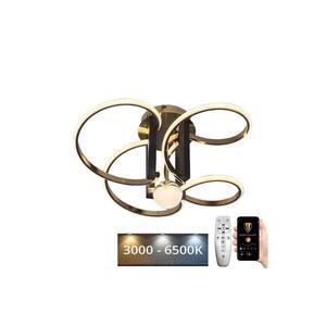 LED Stmievateľný prisadený luster LED/80W/230V 3000-6500K + diaľkové ovládanie J3334/GCH vyobraziť