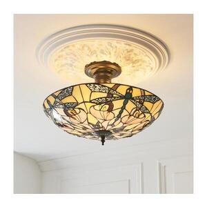 Endon 111892 - Prisadený luster Tiffany ASHTON 3xE27/10W/230V priemer 45 cm 111892 vyobraziť