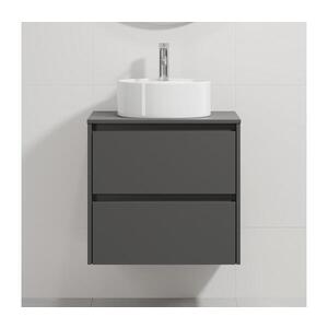 BATH DELUXE Kúpeľňová skrinka s umývadlom TRONDHEIM/VIKEDAL 60x57x46 cm antracit/biela BT0160+BT0147 vyobraziť