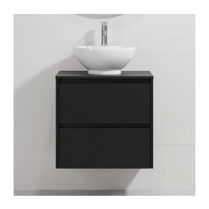BATH DELUXE Kúpeľňová skrinka s umývadlom TRONDHEIM/DRAMMEN 60x57x46 cm čierna/biela BT0167+BT0146 vyobraziť