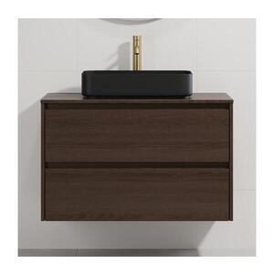 BATH DELUXE Kúpeľňová skrinka s umývadlom TRONDHEIM/LJORDAL 90x57x46 cm orech/čierna BT0170+BT0153 vyobraziť