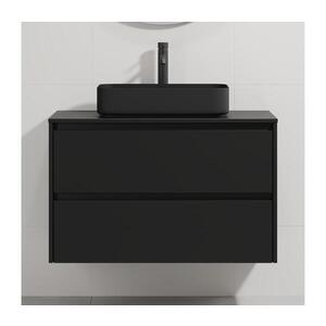 BATH DELUXE Kúpeľňová skrinka s umývadlom TRONDHEIM/LJORDAL 90x57x46 cm čierna BT0170+BT0151 vyobraziť
