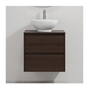 BATH DELUXE Kúpeľňová skrinka s umývadlom TRONDHEIM/DRAMMEN 60x57x46 cm orech/biela BT0167+BT0148 vyobraziť