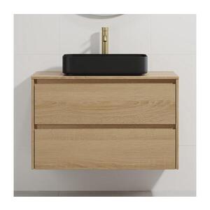 BATH DELUXE Kúpeľňová skrinka s umývadlom TRONDHEIM/LJORDAL 90x57x46 cm dub/čierna BT0170+BT0154 vyobraziť