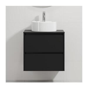 BATH DELUXE Kúpeľňová skrinka s umývadlom TRONDHEIM/VIKEDAL 60x57x46 cm čierna/biela BT0160+BT0146 vyobraziť