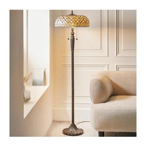 Endon 111921 - Stojacia lampa Tiffany MILLE FEUX 2xE27/10W/230V pr. 45 cm 111921 vyobraziť
