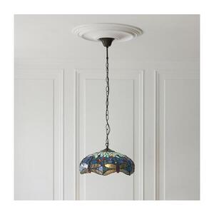 Endon 112195 - Luster na reťazi Tiffany DRAGONFLY 1xE27/60W/230V pr. 41 cm 112195 vyobraziť