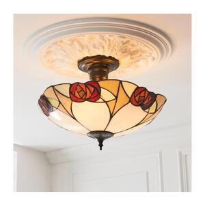 Endon 111907 - Prisadený luster Tiffany INGRAM 3xE27/10W/230V pr. 45 cm 111907 vyobraziť