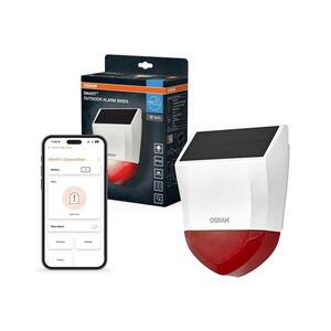 Osram - Vonkajší solárny alarm SMART+ 5V IP65 Wi-Fi 4058075856950 vyobraziť