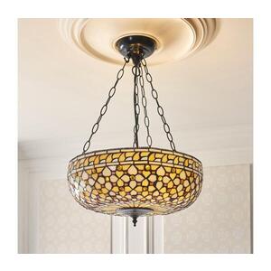 Endon 111882 - Luster na reťazi Tiffany MILLE FEUX 3xE27/10W/230V pr. 45 cm 111882 vyobraziť