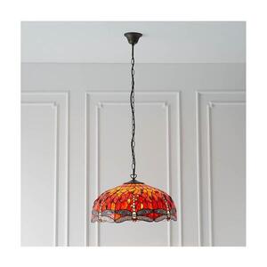 Endon 64082 - Luster na reťazi Tiffany DRAGONFLY 3xE27/60W/230V priemer 50 cm 64082 vyobraziť