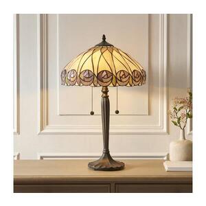 Endon 112184 - Stolová lampa Tiffany HUTCHINSON 2xE27/10W/230V pr. 40 cm 112184 vyobraziť